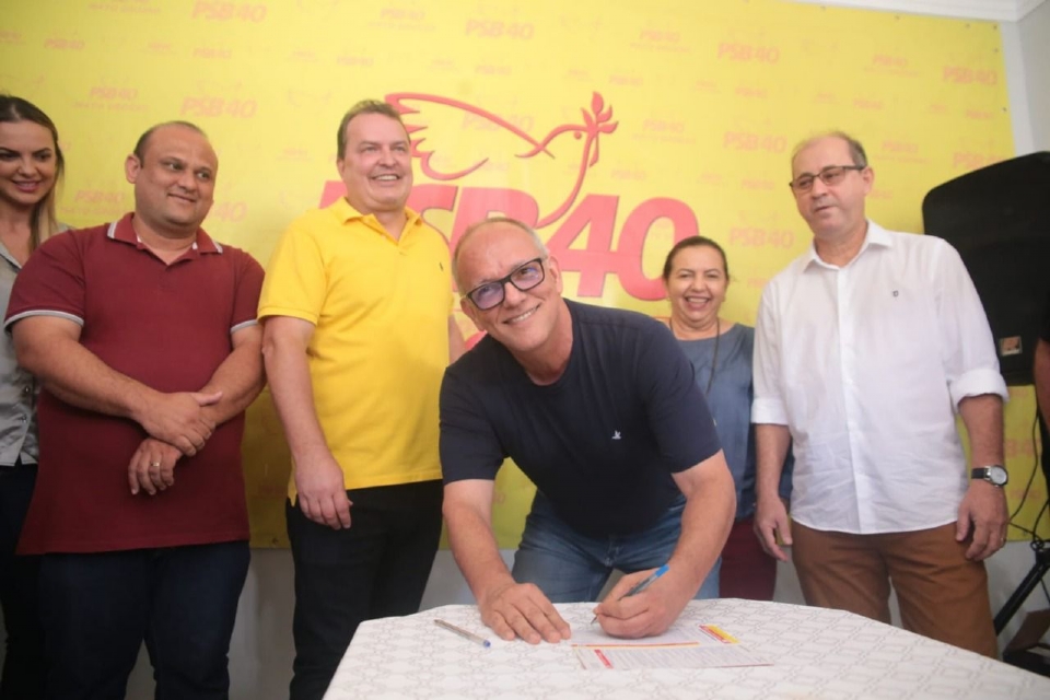 Zé do Pátio reforça articulação pró-Lula em MT e se filia ao PSB