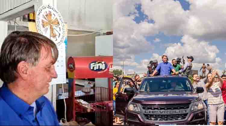 TRANSFERINDO CULPA:  Em visita à fronteira com o Paraguai no MS Bolsonaro responsabiliza pelos aumentos da gasolina e alimentos medidas de isolamento decretadas por governadores e prefeitos