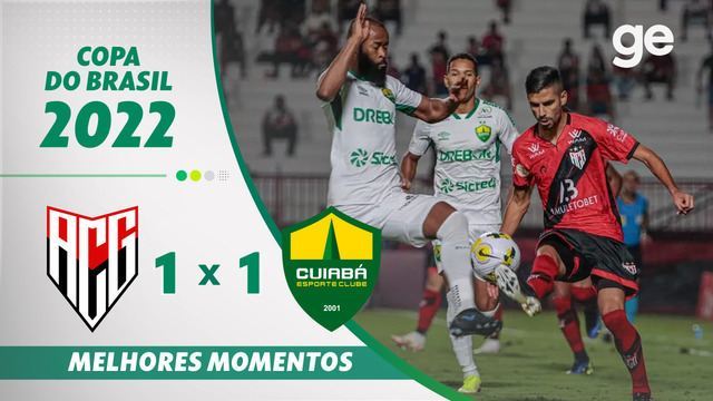 DISPUTA EM GOIÂNIA: Atlético-GO e Cuiabá empatam em jogo com gols a partir de escanteios