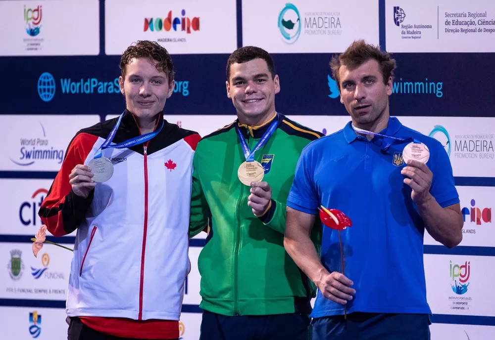 Com direito a recorde mundial, Gabriel Bandeira vence 200m medley no Mundial de Natação Paralímpica