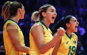 MUNDIAL: Seleção feminina brasileira de volêi faz 3 a 1 e segue invicta jogando contra a Bélgica