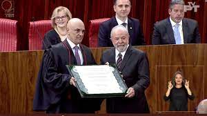 DEU O RECADO: Em discurso duro contra ataques à democracia, Moraes diz que golpistas serão punidos e pede que Lula promova paz