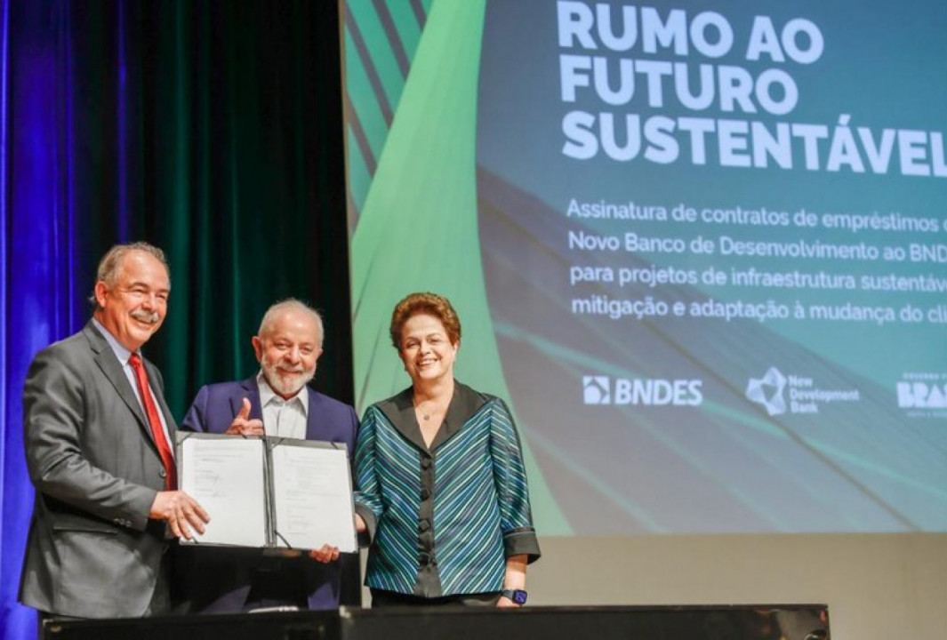 BNDES capta R$ 8,5 bilhões com banco do Brics para combate às mudanças climáticas; recurso financiará economia de baixo carbono