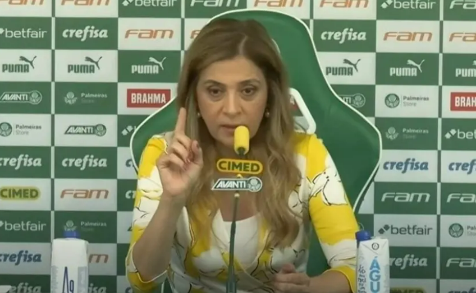 Presidente do Palmeiras, Leila Pereira define estratégia para suprir saída de Endrick