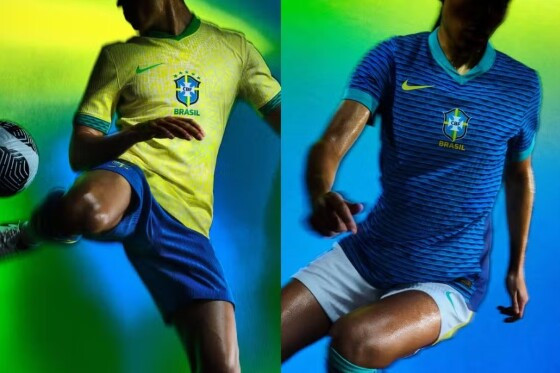 Nike lança novos uniformes da seleção brasileira