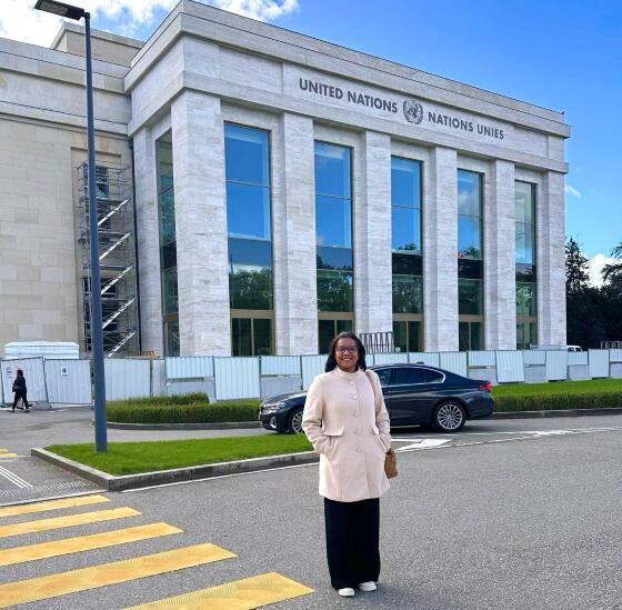 Gisela Simona representa bancada negra da Câmara dos Deputados em evento da ONU
