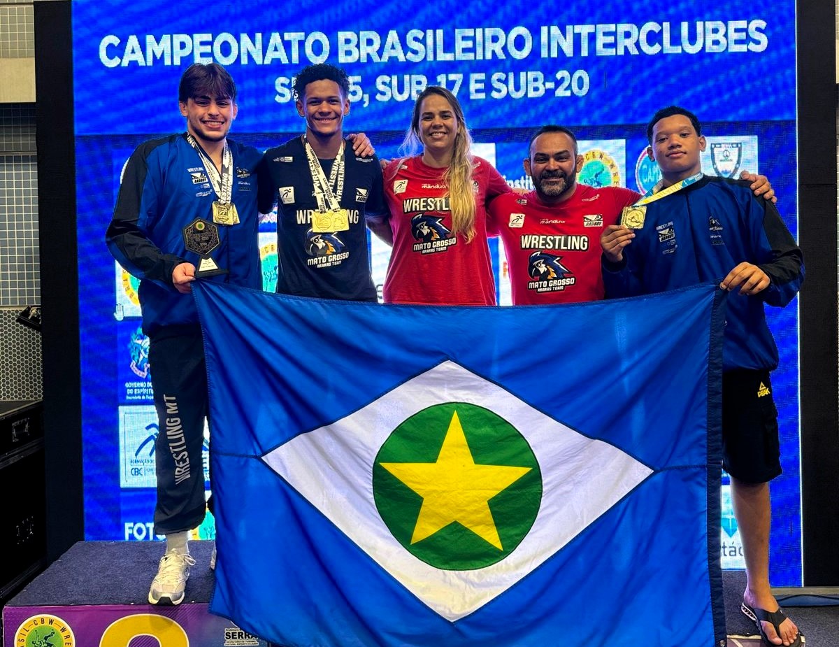  Bolsistas do Governo de MT garantem classificação para o Pan-Americano de Wrestling