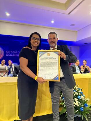 Gisela Simona recebe Título de Cidadã Várzea-grandense