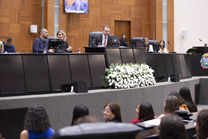 Profissionais da enfermagem e assistência social recebem honrarias na ALMT
