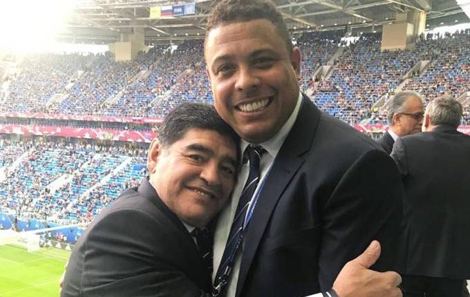 Maradona diz que Ronaldo seria o melhor da história se não tivesse lesões