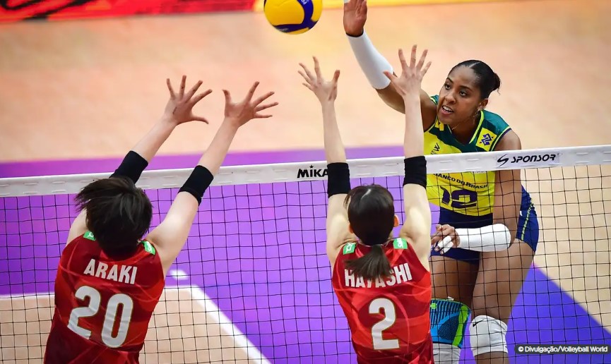 Brasil perde para Japão e buscará bronze na Liga das Nações Feminina