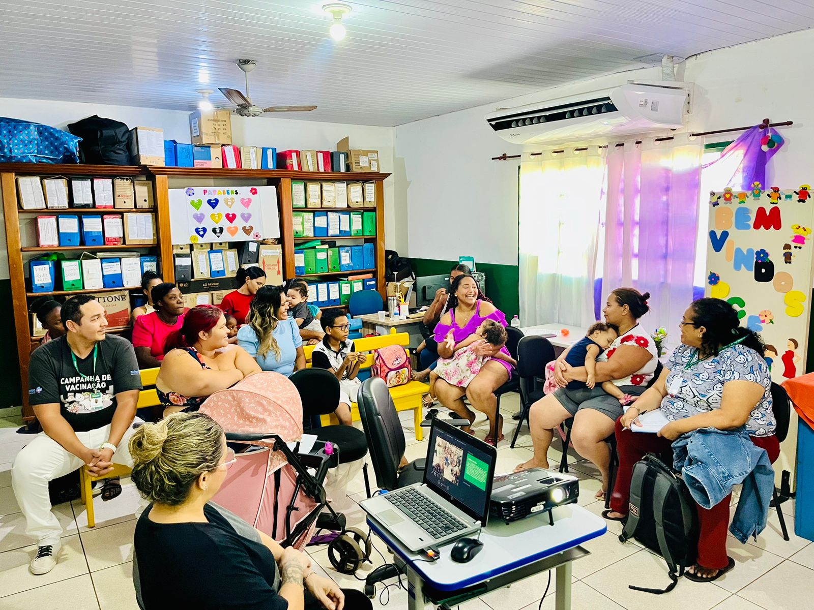 Programa Criança Feliz: mães e gestantes compartilham desafios e gratidão em Roda de Conversa no CRAS Jardim União