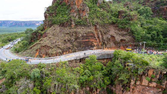 Governador libera o trânsito no Portão do Inferno durante o Festival de Inverno