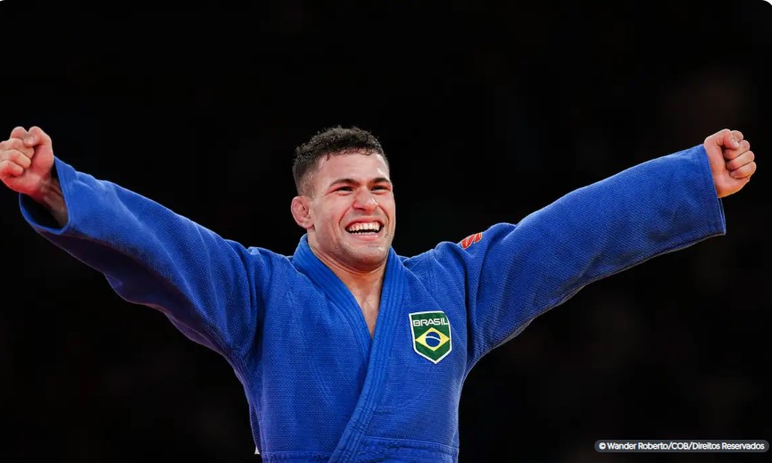 Willian Lima conquista prata no judô, a 1ª medalha do Brasil em Paris