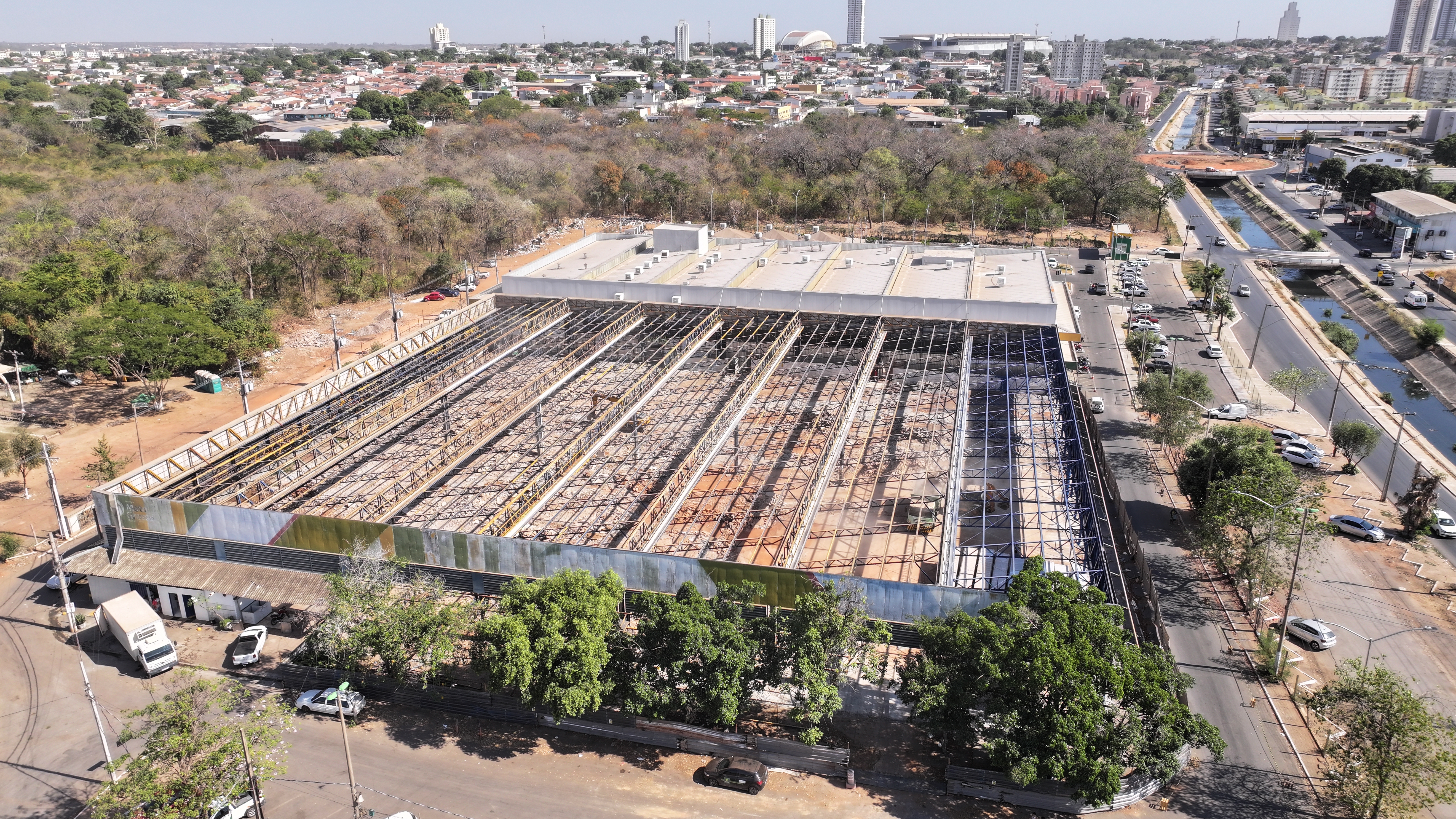 Mercado do Porto Antônio receberá a cobertura de telhas isotérmicas neste mês