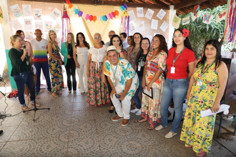 Pacientes e servidores do Caps I comemoram os 22 anos da unidade com uma grande festa