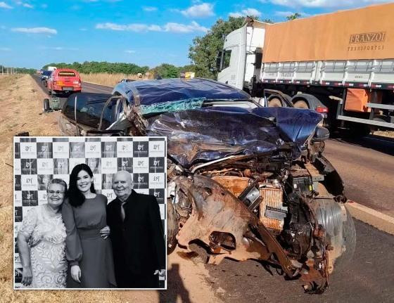 VÍDEO: Defensora pública e pais morrem em acidente na BR -158 em MT