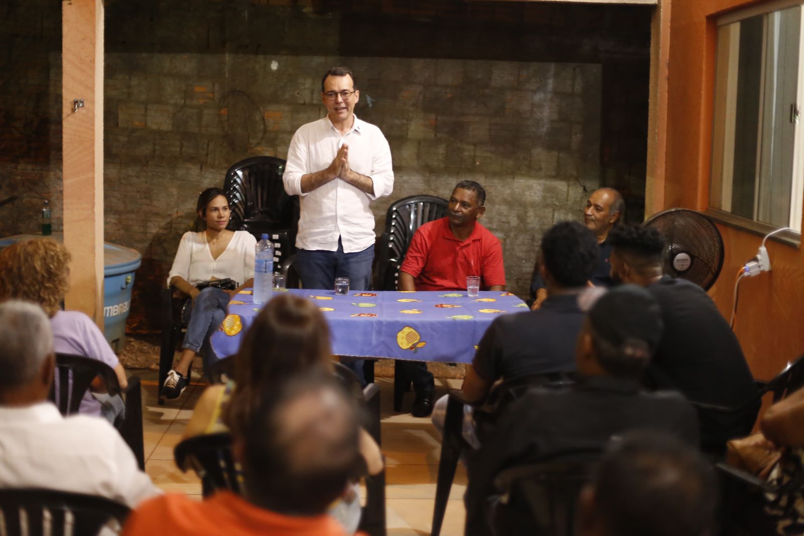 Lúdio recebe apoio de cristãos e defende parceria com igrejas na educação das crianças em Cuiabá