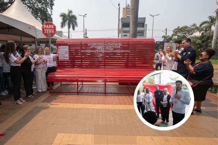 Banco Vermelho é inaugurado como símbolo de acolhimento