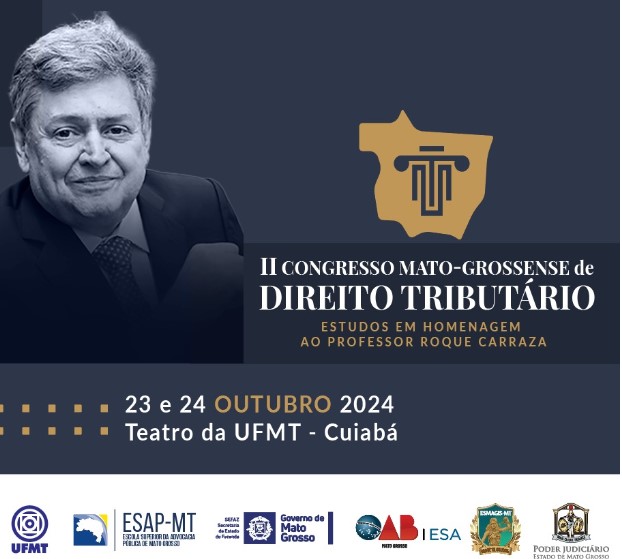 Continuam abertas inscrições para o II Congresso Mato-Grossense de Direito Tributário