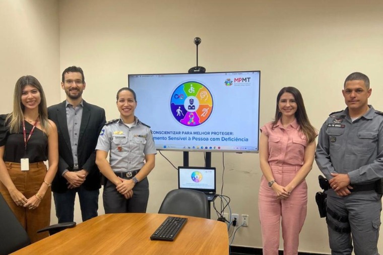 Projeto sobre policiamento sensível é tema de reunião entre MPMT e PMMT
