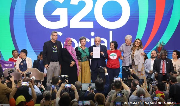 Declaração do G20 Social pressiona governos por ações mais ambiciosas