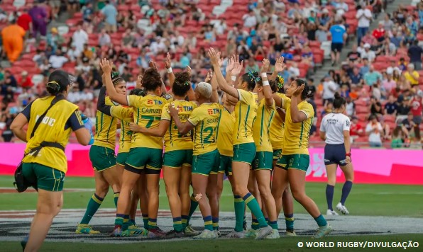 Seleção feminina de rugby inicia circuito mundial com nono lugar