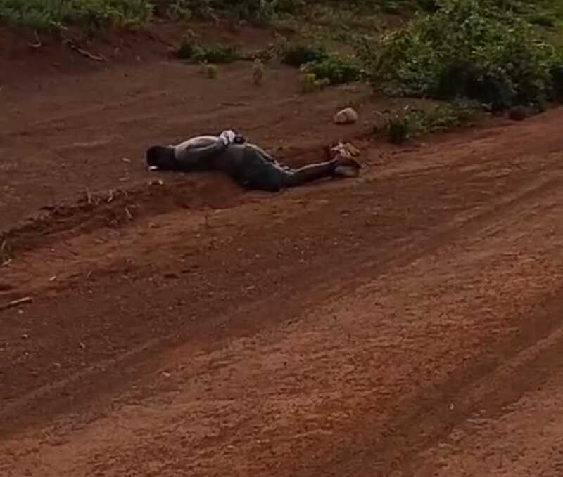 Homem é encontrado morto com mãos e pés amarrados na estrada rural de Pontes e Lacerda