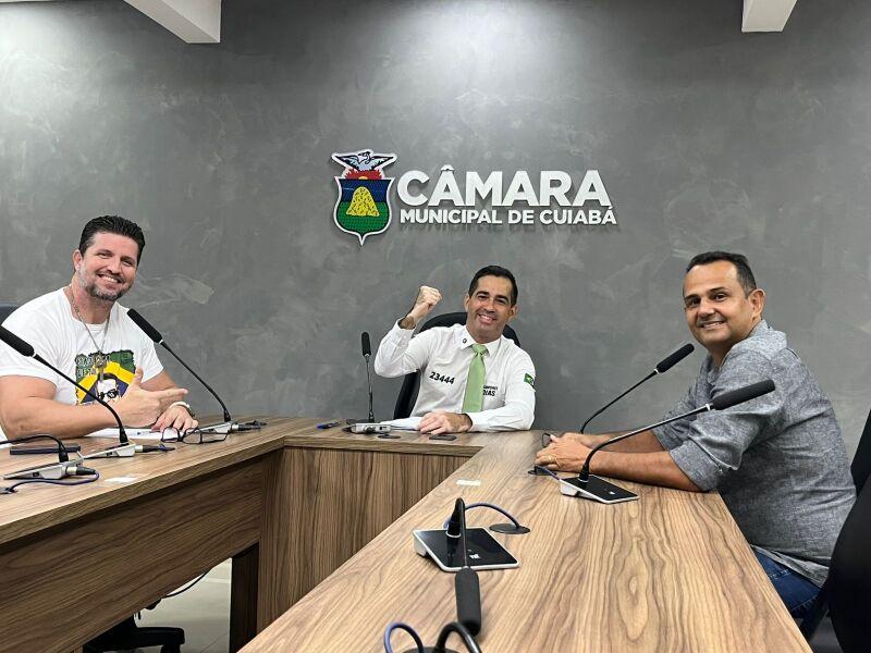 Rafael Ranalli e José Medeiros destacam a implantação da Guarda Municipal de Cuiabá com emenda de R$ 2 milhões
