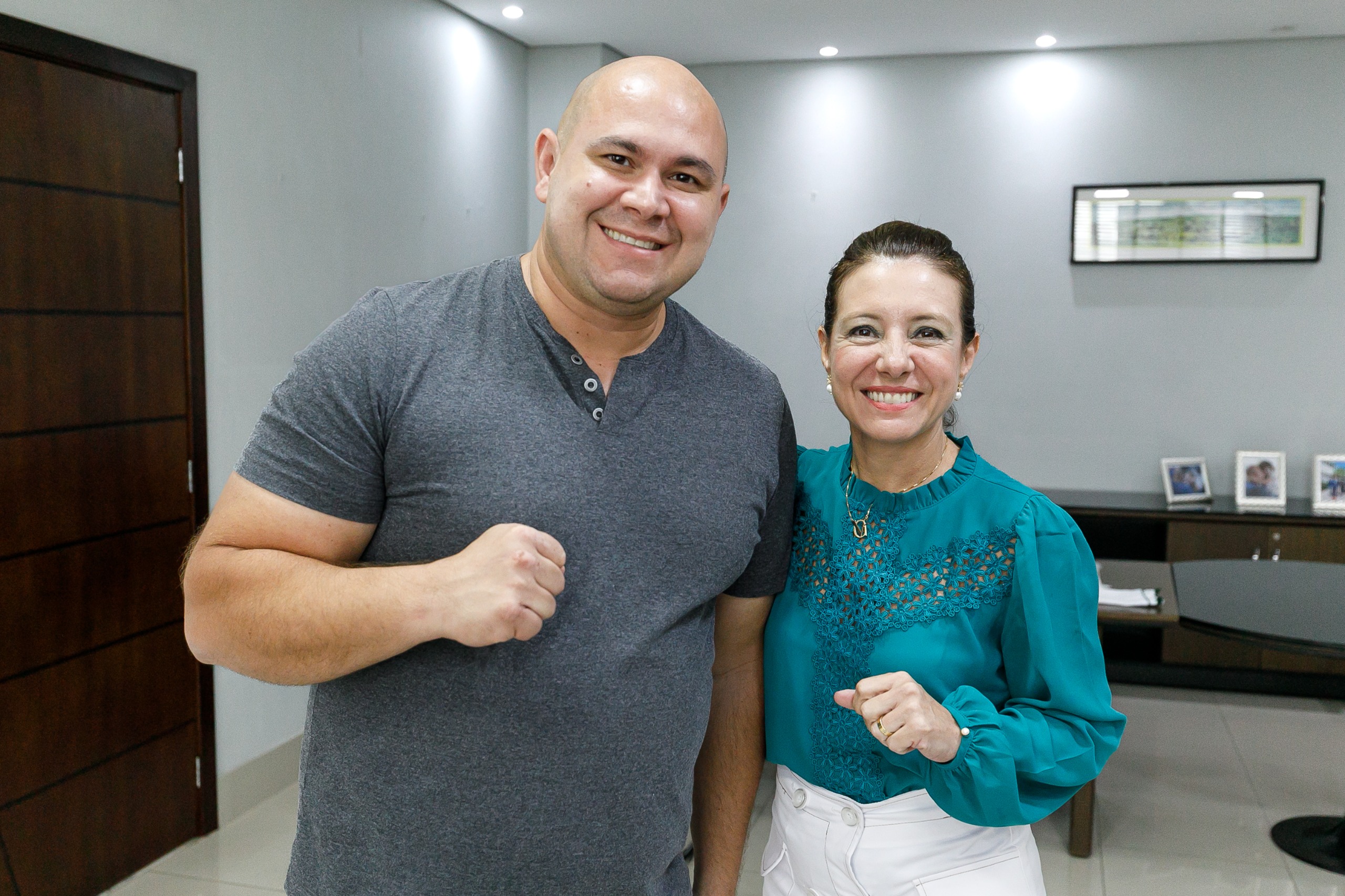 Abilio e Flavia Moretti discutem parcerias para resolver problemas urbanos, saúde e resíduos sólidos