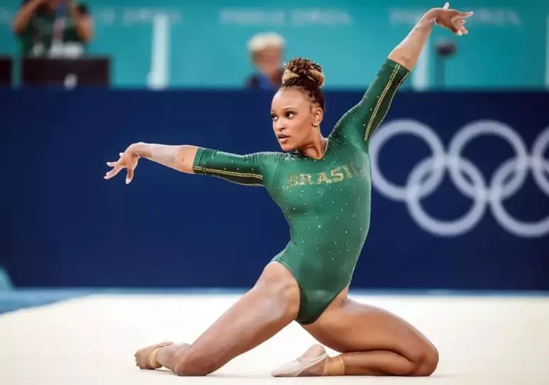 Rebeca Andrade é indicada ao Oscar do Esporte