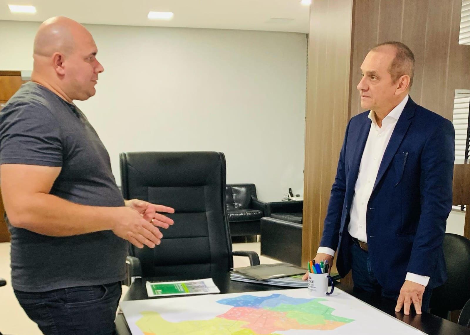 Em reunião com Abílio, Wilson Santos destina emenda de R$ 2 milhões para a saúde