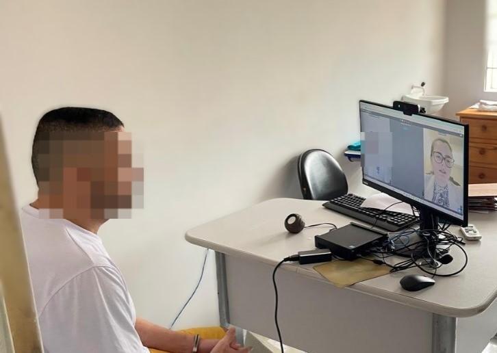 Serviço mais procurado  para consultas de telemedicina no sistema penitenciário é o de psiquiatria