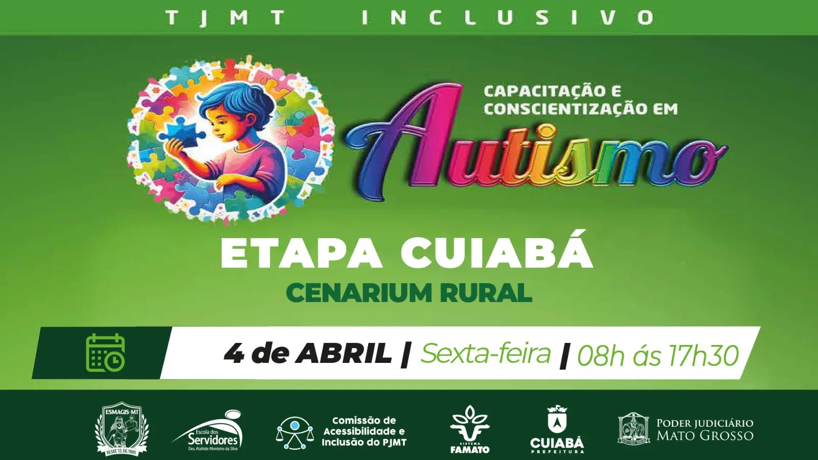 Judiciário realiza evento ‘TJMT Inclusivo: Capacitação e Conscientização em Autismo’ em Cuiabá