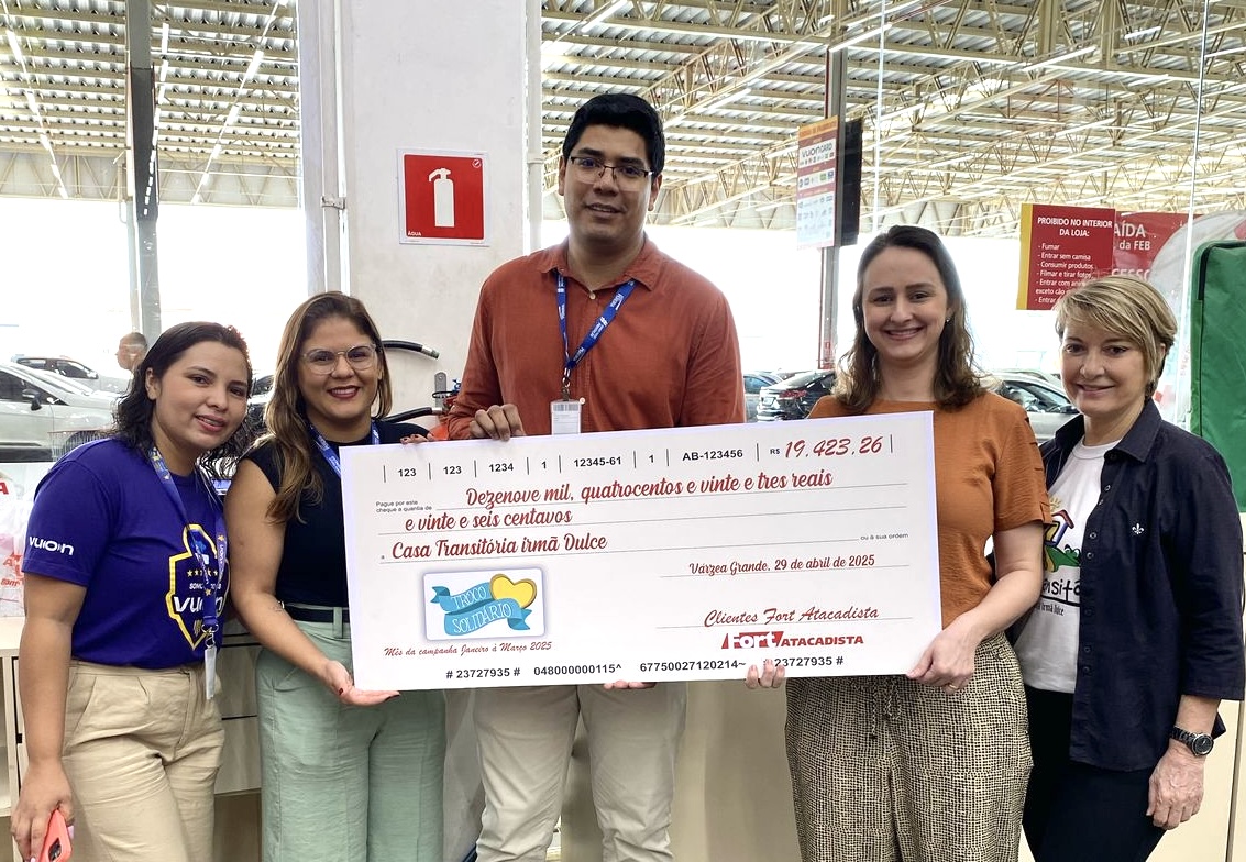 Casa Transitória Irmã Dulce recebe cerca de R$ 20 mil do Troco Solidário