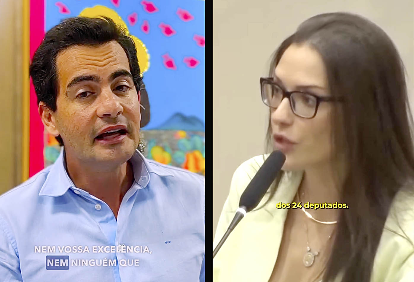 Janaina e Fabio Garcia discutem por causa de emendas parlamentares