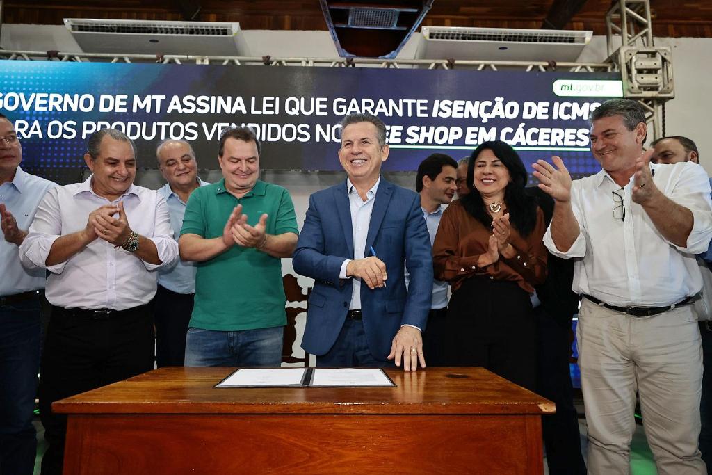 Mauro Mendes diz que Free Shop vai dar 