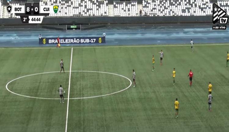 Cuiabá perde de 8x0 do Botafogo no Campeonato Brasileiro Sub-17