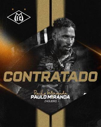 Mixto anuncia a contratação do zagueiro Paulo Miranda para sequência da Série D do Brasileiro