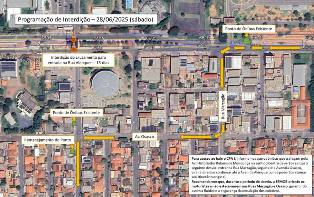 Governo autoriza retomada das obras do BRT entre Cuiabá e Várzea Grande 