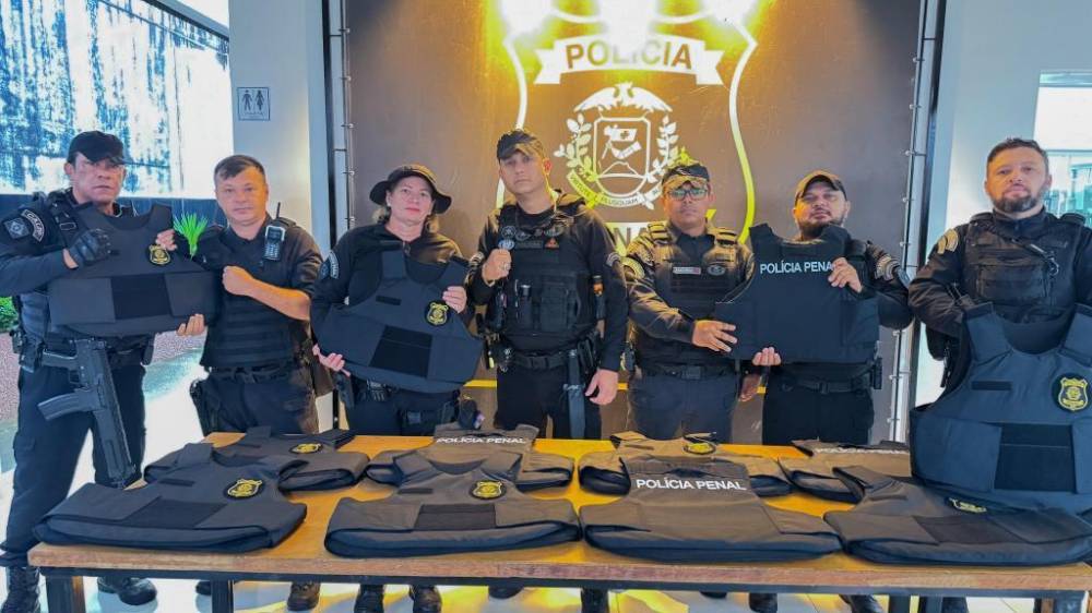 Secretaria de Justiça investe R$ 3,7 milhões na aquisição de coletes balísticos para policiais penais de MT