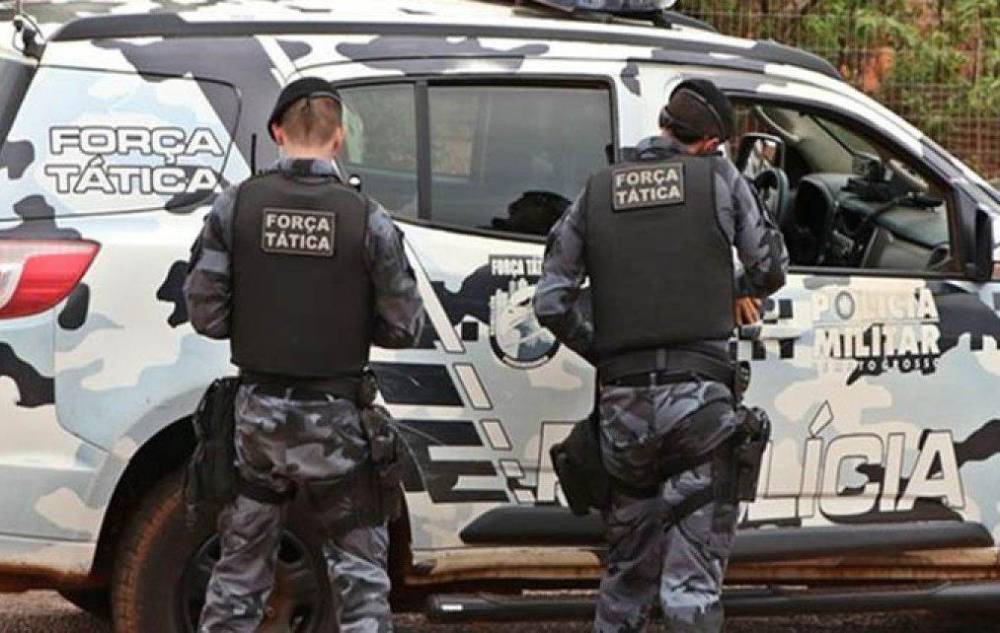 Força Tática prende homem de, 32 anos, por ameaça e posse ilegal por arma de fogo