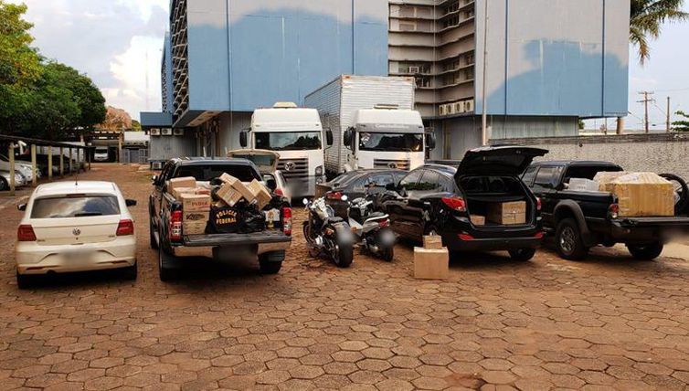 Polícia Federal faz operação contra crime de contrabando e pirataria em MS e Mato Grosso