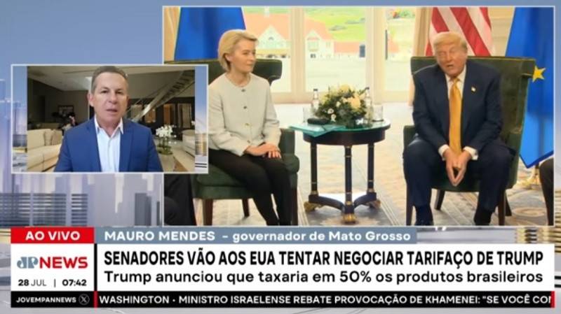 Mauro Mendes diz que tarifaço dos EUA pode causar “danos grandes” em MT