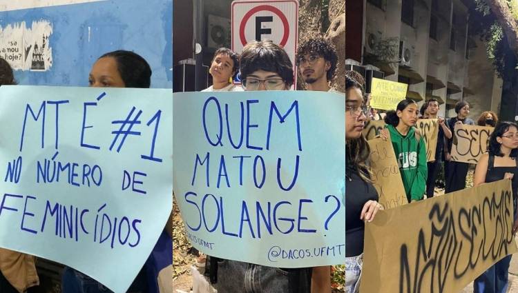 Estudantes fazem manifestação pedindo mais segurança no campus