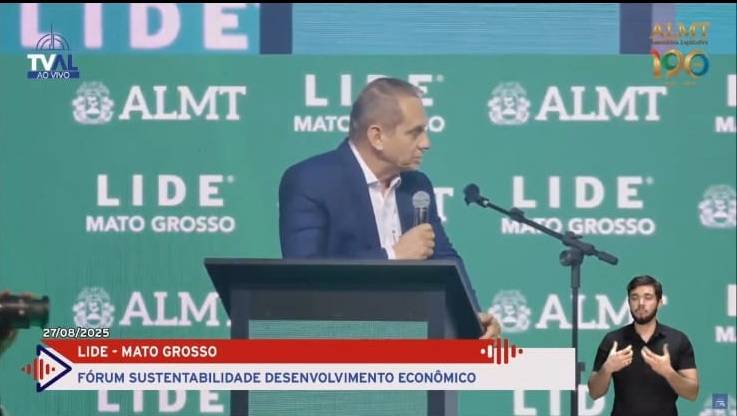 Wilson Santos dá um show de história no LIDE e enaltece o sonho mato-grossense da ferrovia