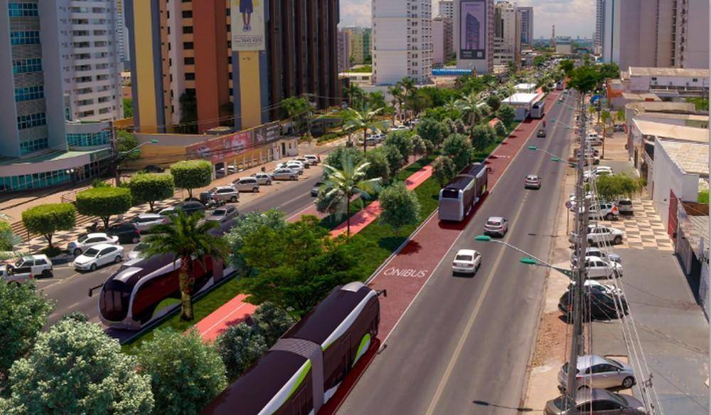 BRT de Cuiabá e Várzea Grande avança com obras e terá parque linear integrado