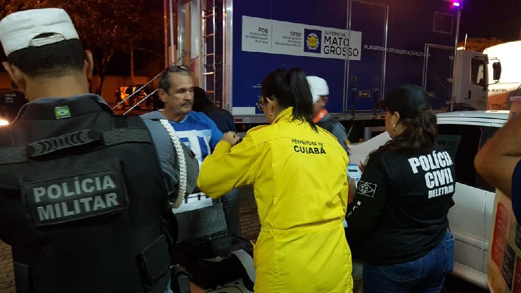 Operação prende 10 pessoas e realiza 102 testes de alcoolemia