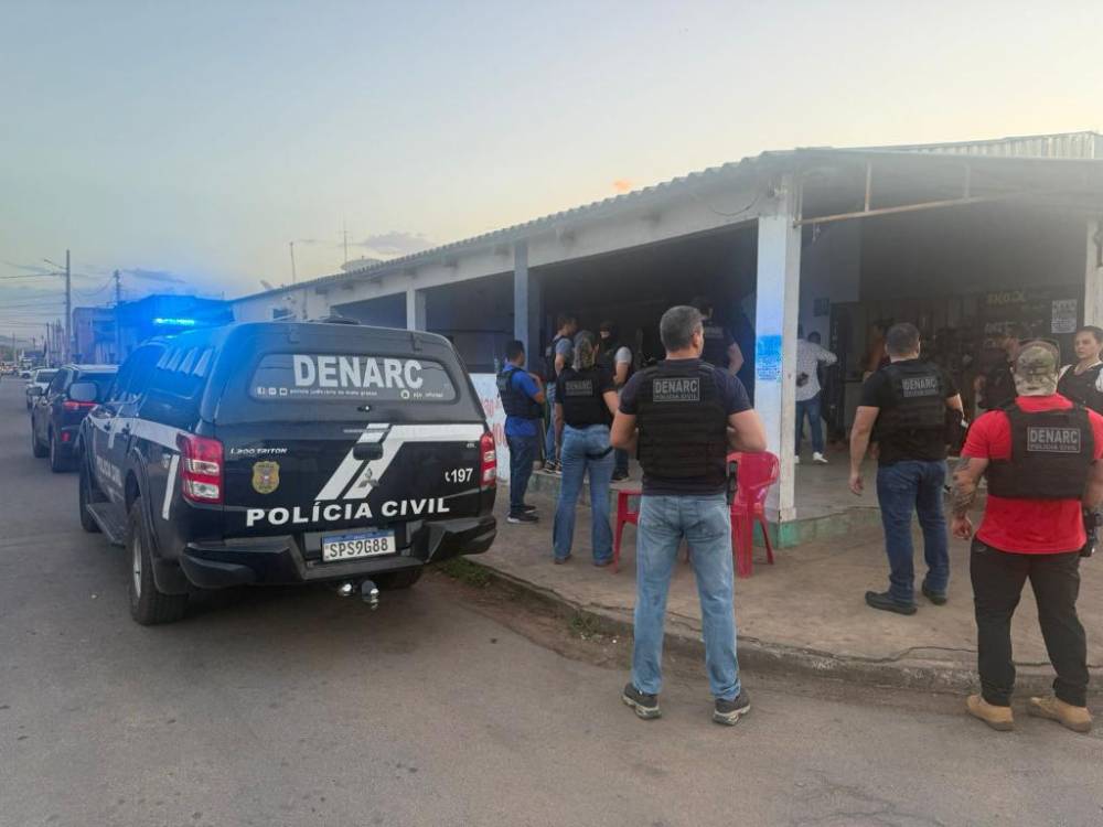 Denarc fecha distribuidora de fachada para o comércio de drogas em Várzea Grande