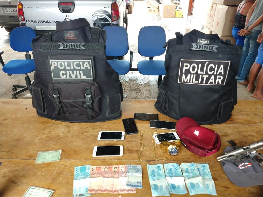 Ação conjunta da PM e Civil resulta na prisão de quadrilha de alta periculosidade 